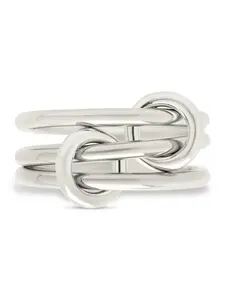 Sterling Silver Jasmin Link Stacking Ring