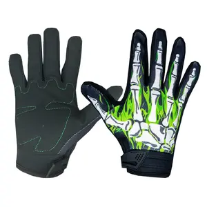 Motorcycle Riding Gloves Skull Knuckle Bicycle Long Finger Gloves Sports Autumn Winter Ghost Claw Full Finger
