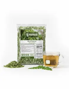 KURANDERO Moringa Tea 4 oz (113 g) – 100% Natural Hojas de Moringa, Herbal Aromatic Tea, Caffeine-Free, Non-GMO, Single Pack