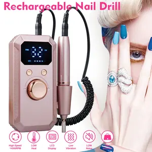 Electric Nail Drill Set Rechargeable USB, 32 Speed Adjustable, Portable Pedicure & Manicure Tools, Home Salon Use, Professional Nail Care, Nail Drill Machine, Nail Grinding Tool