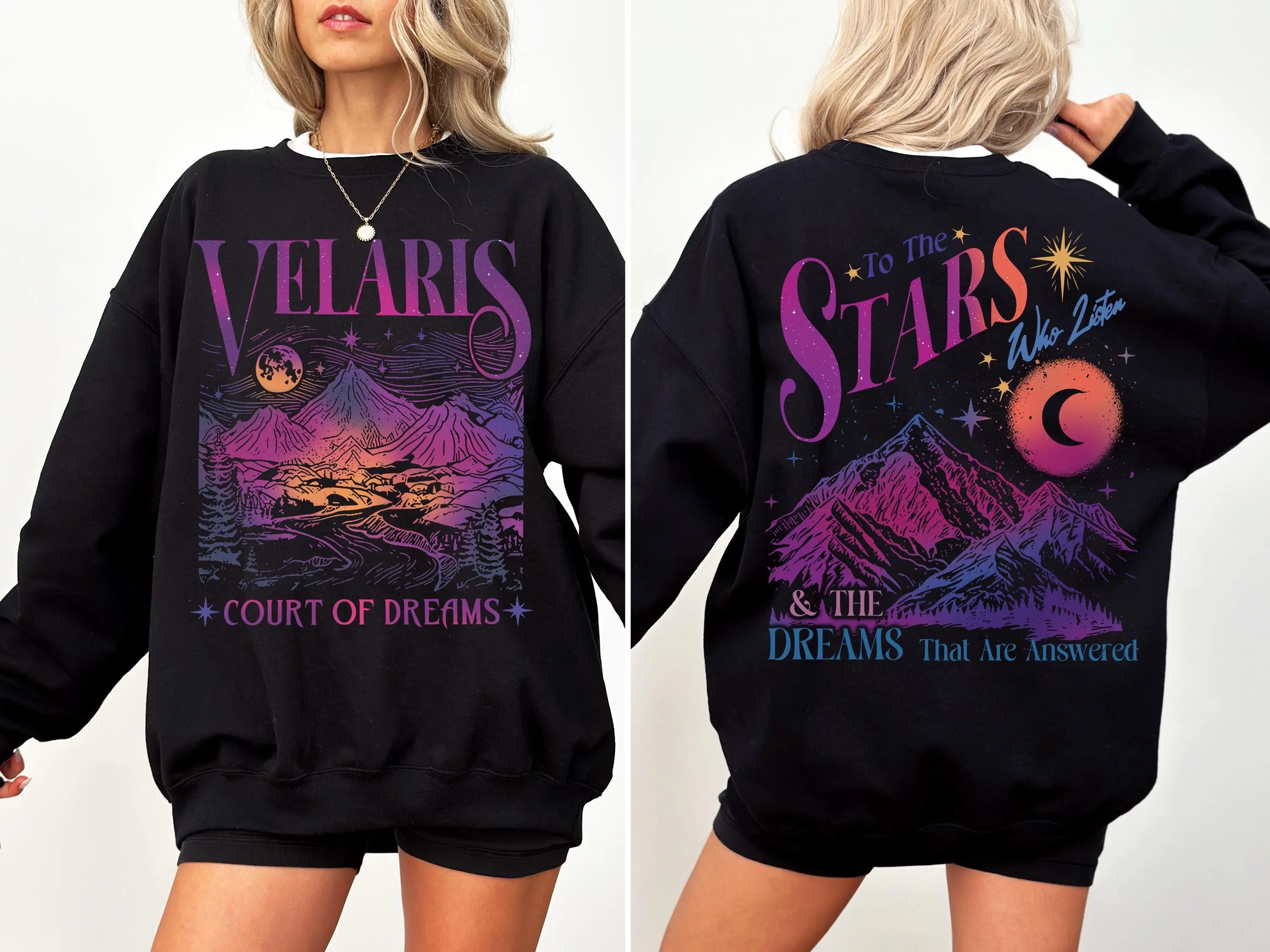 Velaris City of Starlight Sweashirt, The Night Court Shirt, Bookish Gift, Court Of Dreams, City Of Starlight Acotar Merch, Acotar Shirt, Bookish Gift