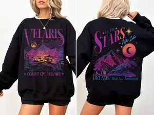 Velaris City of Starlight Sweashirt, The Night Court Shirt, Bookish Gift, Court Of Dreams, City Of Starlight Acotar Merch, Acotar Shirt, Bookish Gift