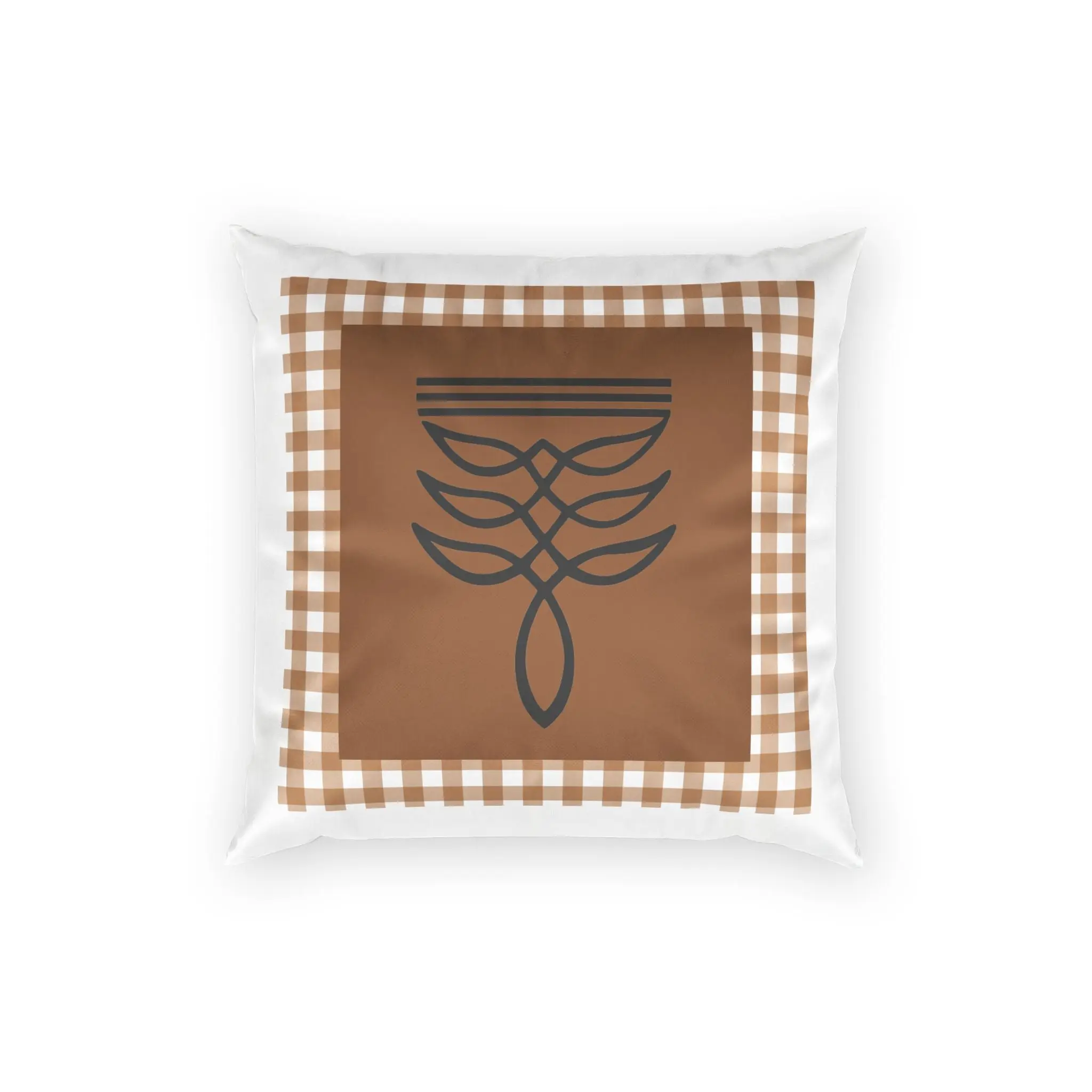 Wild Child Poly Velvet Pillow – Retro Typography Decorative Throw Pillow