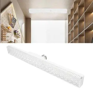 E27 LED crystal light strip, suitable for rooms, garages, and corridors, 2300 lumens, 3 color temperatures, LED work light, can be ceiling-mounted or wall-mounted.