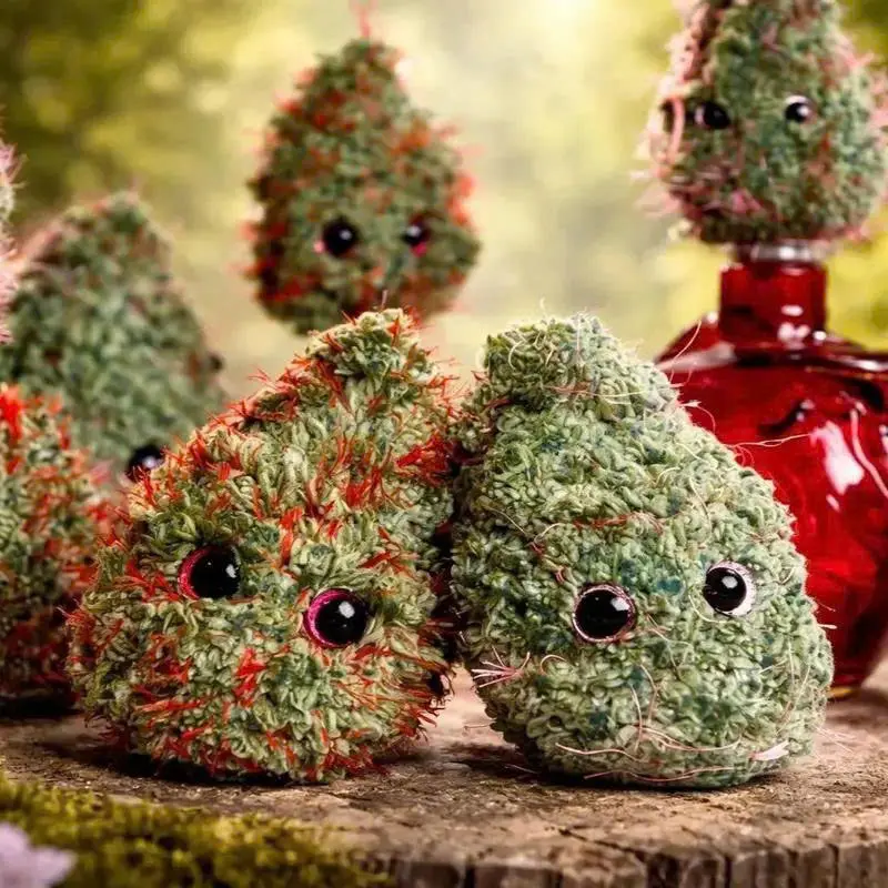 Baby NugBud Handmade Crochet Nugget Plushie