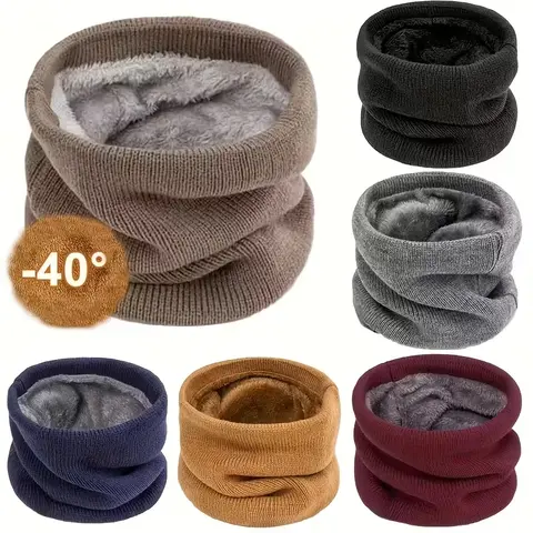 3-Pack Winter Thickened Windproof Neck Gaiter | Warm Neck Warmer for Outdoor Cycling/Skiing | Unisex Cold Weather Accessory (Great Valentine’s Day Gift)-YY
