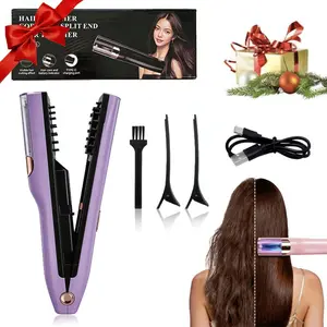 Wireless Split End Trimmer Two In One Hair Clipper Rechargeable Convenient Styling Tool Portable For Home And Travel Perfect Holiday Gift For Parents And Girlfriend