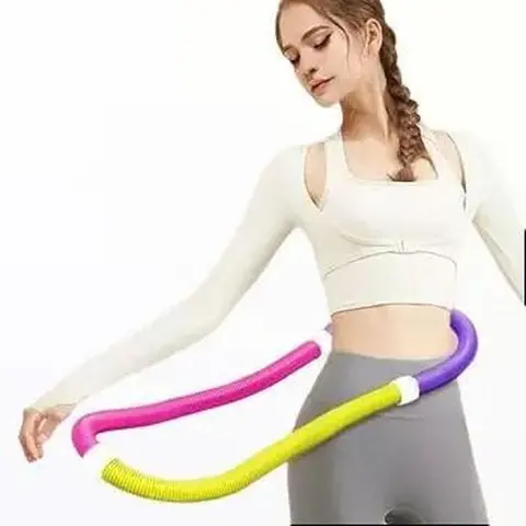 Weighted Exercise Hoop - Soft Spring Design Weighted Hula Circle, Easy-to-Spin Fitness Equipment for Beginners' Home Daily Workouts, Enhances Workout Efficiency