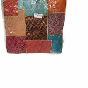 Meditation Cushion - Colorful Patchwork Design for Comfortable Sitting and Relaxation