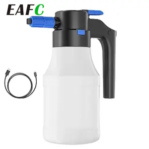 Rechargeable Electric Foam Sprayer, USB Powered, Cordless Car And Patio Cleaner with Long-Lasting Blizzard Foam Spray - Multi-Purpose Pressure Pump for Car Cleaning And Gardening.