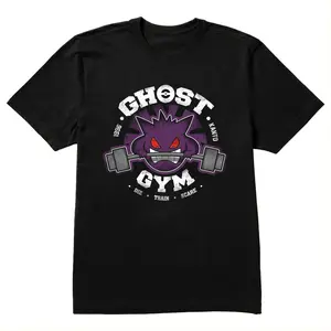Gengar Gym T-Shirt – Ghost Type Kanto Pokemon Workout Graphic Tee