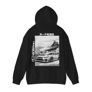 Subaru WRX STI Unisex Hoodie T-Shirt Sweatshirt 2 Sided MADE IN USA