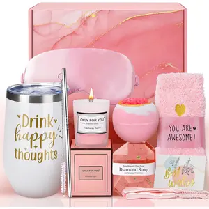 Gift Baskets for: Day Gifts for Mom Wife Her Easter Basket Christmas Birthday Valentines Day Stocking Stuffers for Friend Sister Teen Girls Grandma Coffee Cup Set