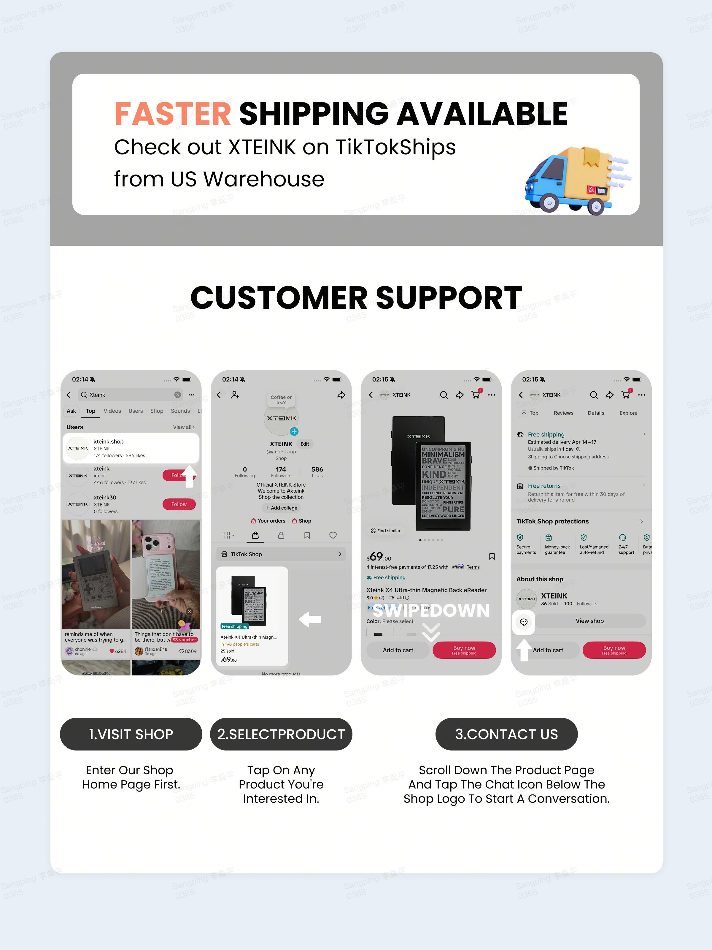 Xteink X3 Essential E-Reader Bundle - Bluetooth, Eye Care, Wireless Cells E-Reader with Space Black Case