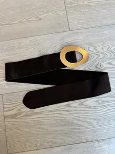 Nirvana Suede Statement Belt in Brown