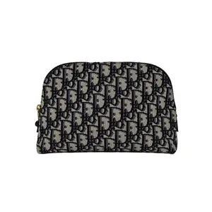 Pre-owned Dior 【Alea】DIOR Oblique Print, Clutch, Toiletry Bag P235908193