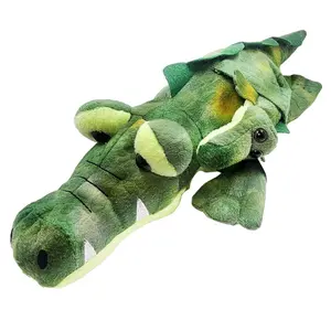 Fun Stuff 18" Alligator Stuffed Animal | Plush Gator Soft Kids Toy | Moma & Baby Crocodile 2pc Toy Animals Bundle |
