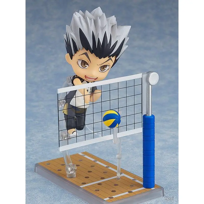 10cm Haikyuu!! Haikyuu !! Bokuto Kotaro 719# 719 Kotaro Bokuto Action figure toys collection doll Christmas gift with box