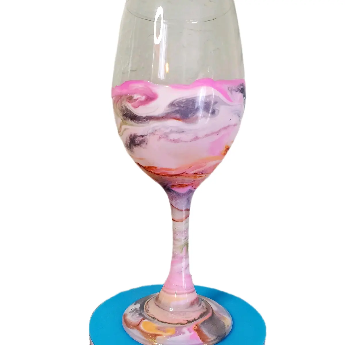 epoxy resin wine glass