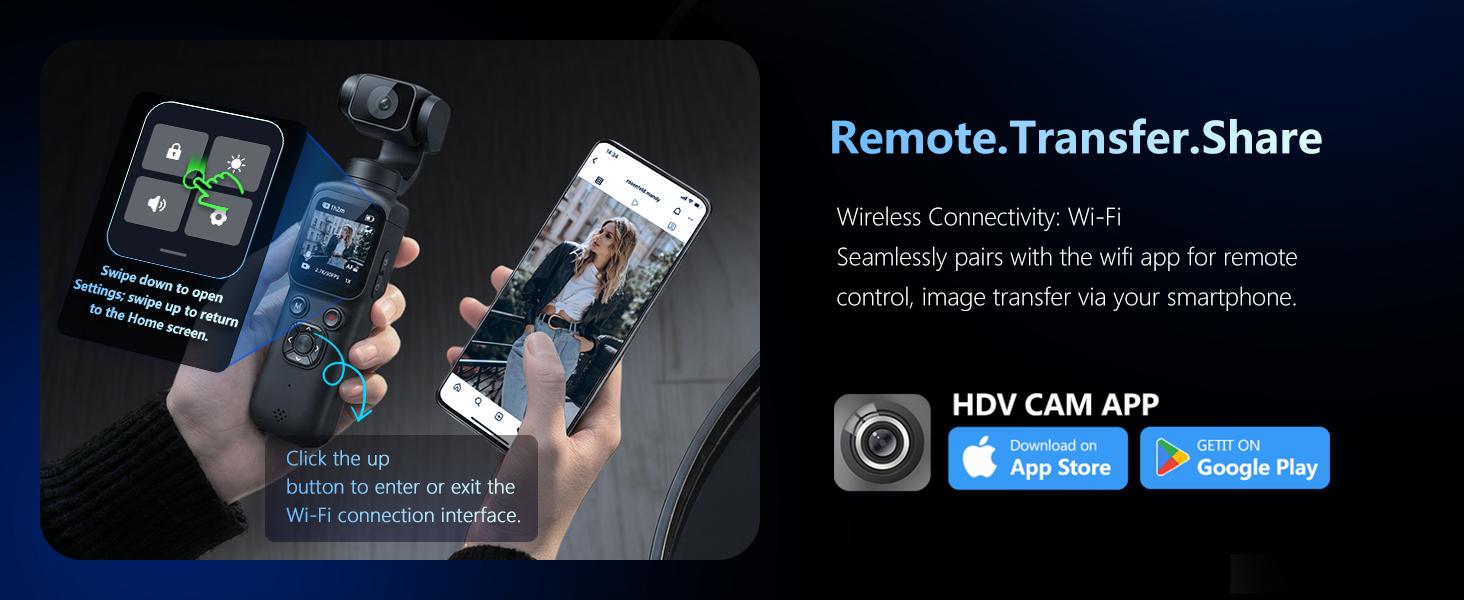 Lmzour 4K Vlogging Camera with Face Tracking & 330° Rotating Lens | Pocket Camera for TikTok & YouTube