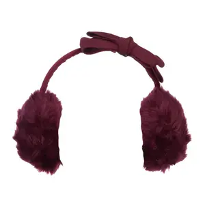 Faux Fur Felt Bow Ear Muff