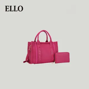 Women’s Multi-Color Vegan Leather Tote Bag Set – Elegant Tote with Matching Wallet, Spacious Design for Work, School, and Daily Use, Stylish and Practical Gift for Women