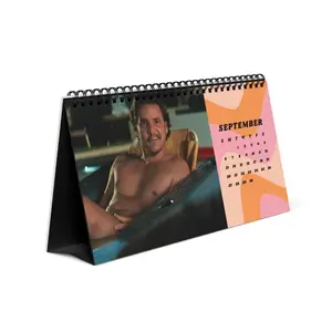 Pedroooo #Pascal Desktop Calendar, Celebrity 2026 Calendar, Aethetics Calendar Fan Girl Gifts,