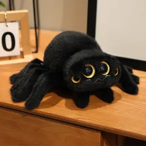 Cute 25cm Plush Spider Toy Doll, Cuddly Stuffed Animal, Insect Stuffed Animal, Surprise Prank Gift, Cozy Sofa Pillow Present for Kids