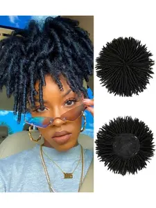 Synthetic Dreadlock Wigs for Women, Natural Explosion Hair Extensions, African Curl Fiber Braid Patch, Suitable for Female Hairstyles, Faux Locs Braids