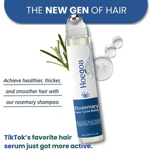 Advanced Hair Density Roll-On Serum 25 ml | 5% Saw Palmetto, 3% Rosemary, 1% Caffeine Herbasome & 3% Fenugreek | Scalp Serum for Reduced Hair Fall | Men & Women