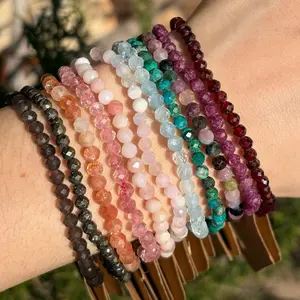 Faceted Bracelet 4mm