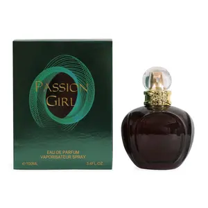 Passion Girl Spray Perfume Eau de Parfum 100ml/3.4fl.oz. - Elegant 100% Fragrance with Unique Scent Experience - Women's Fragrance