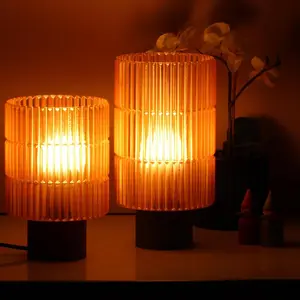 Cozy Amber Lamp