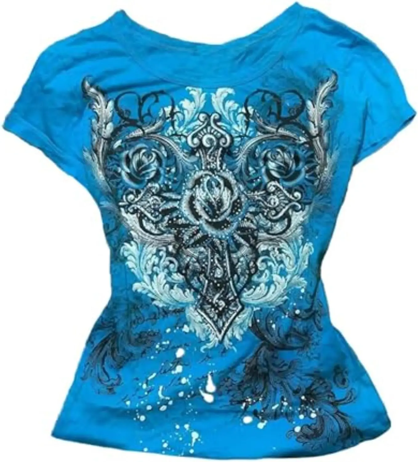 Grunge Shirts Emo Clothes Teen Girls Vintage Graphic Tee Y2k 2000s Goth Top Women Mcbling Short Sleeve StreetwearGift.