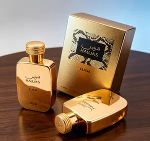 Golden Arabic Scent Rasasi Hawas Elixir Eau de Parfum Perfect For Evening Occasions