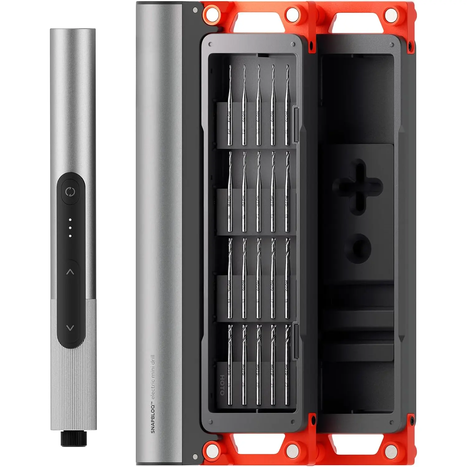 SNAPBLOQ(TM) D-A03 Electric Mini Drill Pen with 20 Bits, Brushless , 3-Speed USB-C Rechargeable Electric Hand Drill, Power Tool for PCB,  Making, , Plastic, DIY, 3D Printer