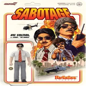 Vic Colfari as Bobby AKA the Rookie - Super7/Reaction Figure - Wave 1 - Sabotage - 3.75 Inch