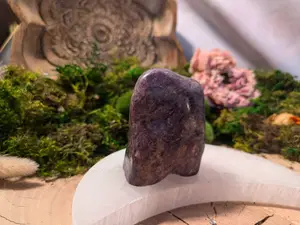 Large Purple Charoite Freeform Polished Chunk Palm Dream Stone Massage Therapy Rock Healing Crystal Mineral Specimen Natural Meditation