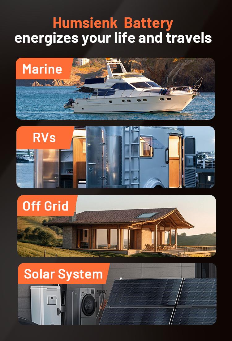 【Flash sale】【2PACK】Humsienk 48V 100Ah Wall-mounted LiFePO4 Bluetooth Battery, Built in 100A BMS & LCD Touchscreen(Indicator), Grade A Cells & 6000+ Deep Cycles for Off-Grid, Solar System, Home Backup