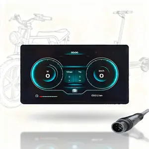 H8 Electric Bicycle/scooter Tft Smart Display, Bluetooth-compatible APP Control & Phone Navigation, 18v-60v Wide Voltage, Christmas Gift