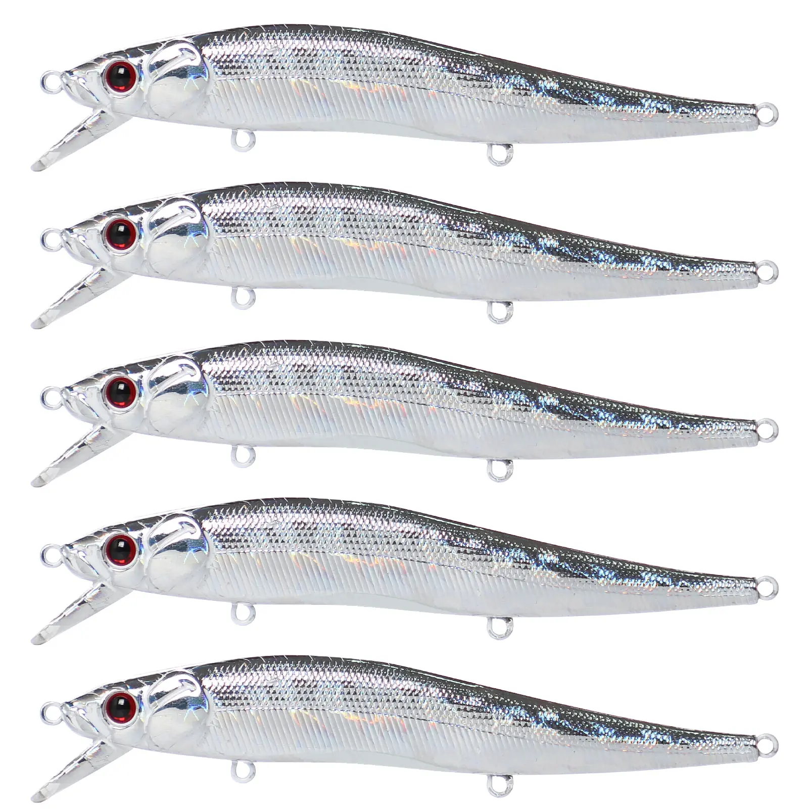 20Pcs Blank Unpainted Minnow Crankbait Topwater Lipless Jerkbait Fishing Lures crankbait fishing top water crankbait