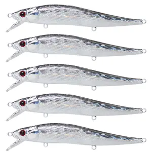 20Pcs Blank Unpainted Minnow Crankbait Topwater Lipless Jerkbait Fishing Lures crankbait fishing top water crankbait