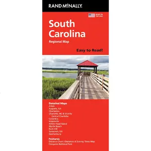 Rand McNally Easy to Read: South Carolina State Map