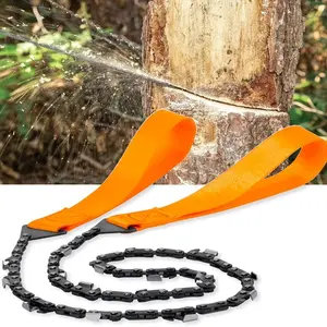 Portable Survival Chainsaw, Emergency Camping Hiking Tool, Pocket Hand Tool Bag, Outdoor Pocket Chainsaw, Essential Gear for Outdoors, Survival Tools