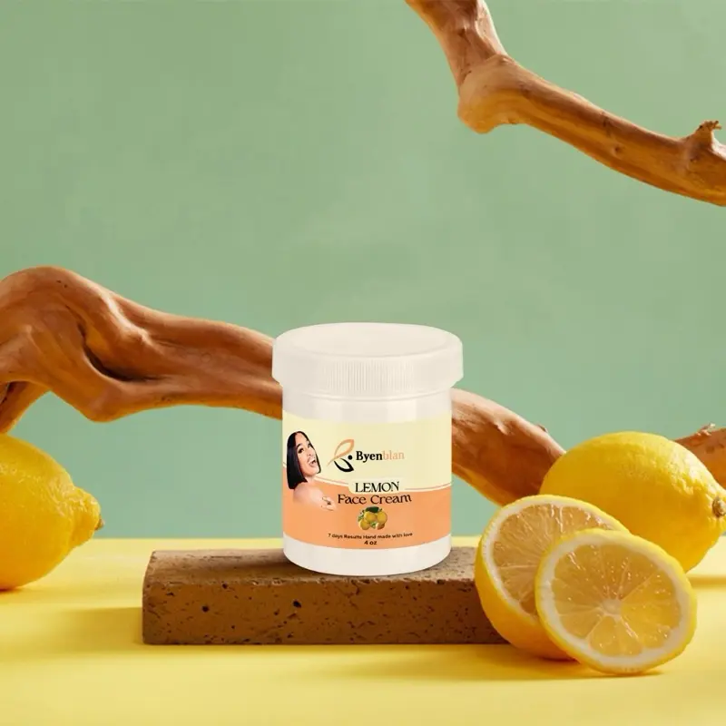 Byenblan- 4oz Lemon Citrus Glow Face Cream | Exfoliate Gently