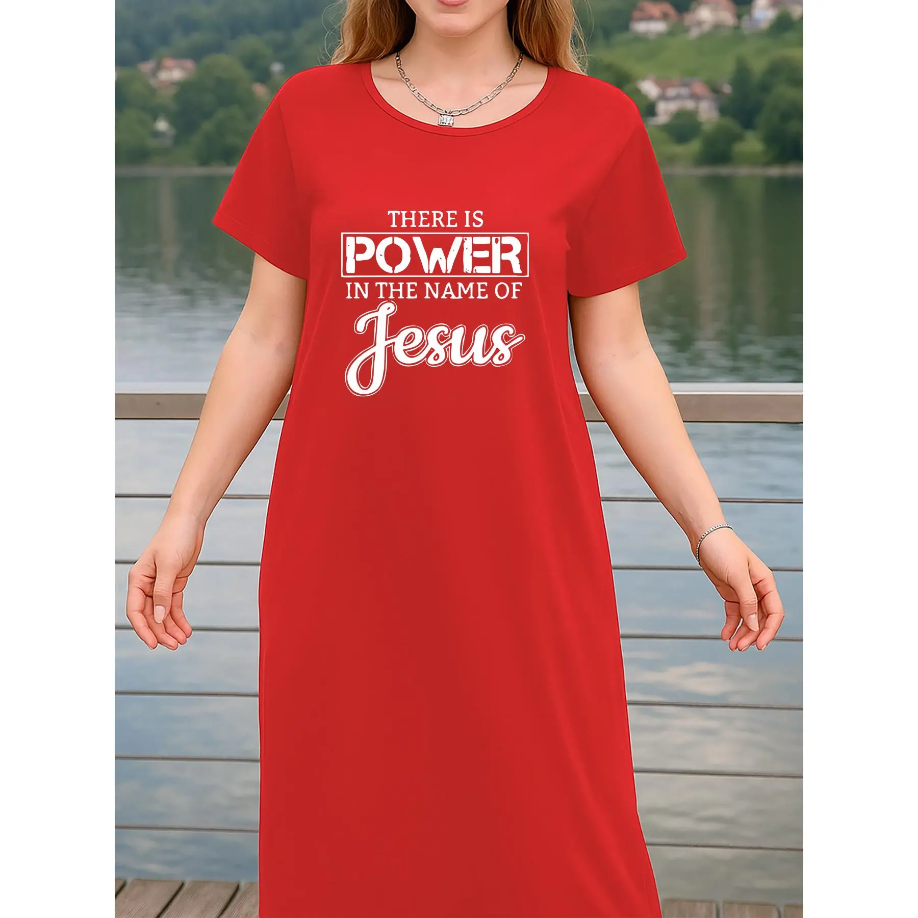 name brand t shirt dress Women's Merino T-Shirt Dress | Black | Size Medium