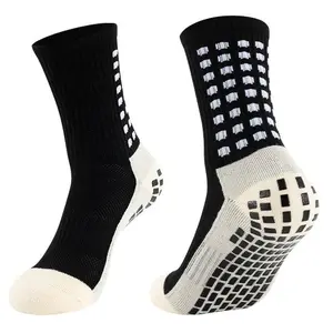 1 Pair/3 Pairs Soccer Grip Socks | Men's Anti-Slip Non-Slip Grip Socks for Soccer, Football, Basketball, and Pilates | Enhanced Traction for Optimal Performance!