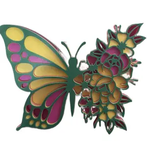 Multilayered butterfly decoration