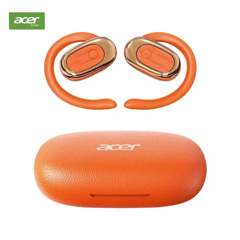 Acer OHR553 Open Ear Wireless Earbuds, Adjustable Ear Hooks, Bluetooth 6.0 With Spatial Surround Sound, Crisp Clear Audio, LED Power Display, Long Standby, Touch Control, Compatible with iOS & Android