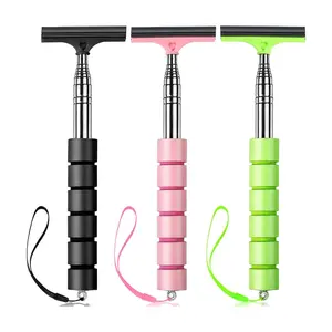 3PCS Car Side Mirror Squeegee – Retractable Rearview Mirror Wiper for Rain, Fog & Weather Cleaning (Black/Pink/Green)